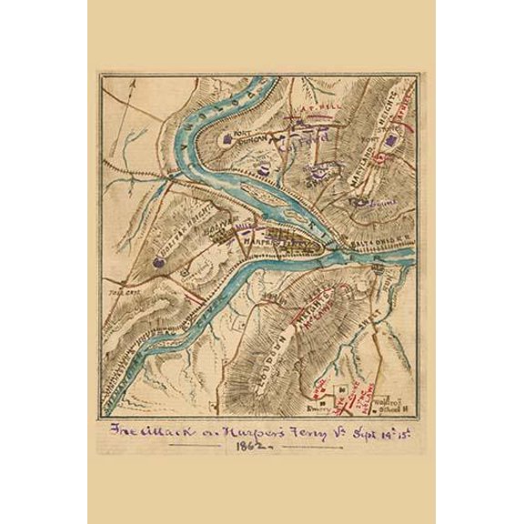 Harper's Ferry- Fine Art Canvas Print (20" x 30")