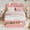 Pink Full, variant on Senfot Twin Size Bed Frames,Lamb Velvet Twin Cute Platform Bed Frame for Girls, Boys,Sturdy Platform Bed, Wooden Slats, No Box Spring Needed, LED Light, Noise Free,Pink