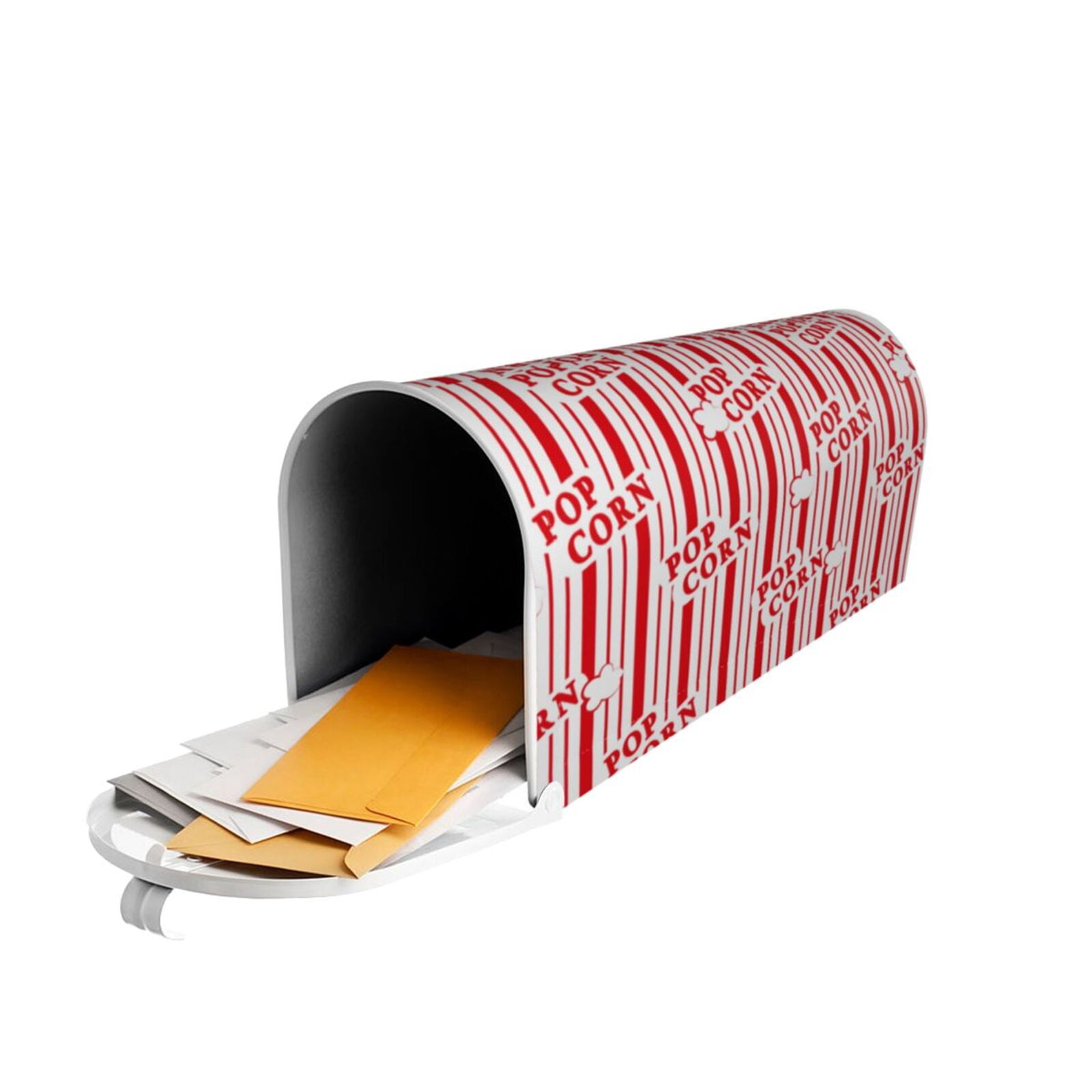 Logiee Popcorn 1 Print Post Letter Box Wrap Decor, Mailbox Cover Suitable for Standard Mailbox and Large Size Mailbox,Outdoor Yard Decoration-21x18 in