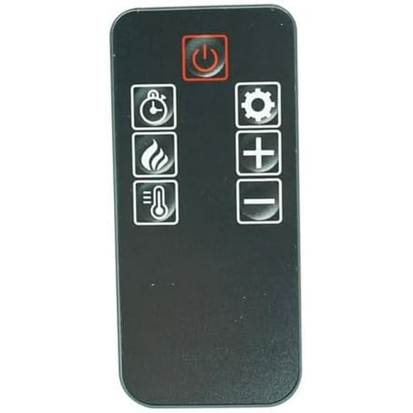 Remote Control for Black & White AGL030 Electric Fireplace Infrared Quartz Space Heater