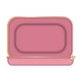 thumbnail image 4 of Justice Rose Gold Glitter Pink Flower Zipper Confetti Pencil Case, 4 of 8