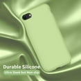 thumbnail image 4 of iPhone SE Case 2022/2020, iPhone 7 8 Case, Silicone Ultra Slim Shockproof Phone Case with [Soft Microfiber Lining], 4.7 inch, Tea Green, 4 of 5