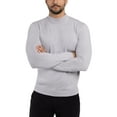 thumbnail image 5 of X RAY JEANS Mens Mock Neck Sweater Pullover, Light Heather Grey, M, 5 of 10