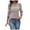 Pink, variant on larppty Women Knit Color Block Striped Long Sleeve Sweaters Crew Neck slim Trendy Striped sweater sweatshirts 2025 Fashion Clothing (Pink, XXL)