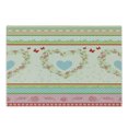 thumbnail image 1 of Shabby Flora Cutting Board, Country Style Roses and Borders Butterflies Ants Heart Shapes and Polka Dots, Decorative Tempered Glass Cutting and Serving Board, Small Size, Multicolor, by Ambesonne, 1 of 1