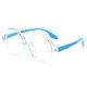thumbnail image 1 of Gafas para niños con protección contra la luz azul, montura redonda de silicona, gafas con patas plegables, gafas de luz azul constante, gafas de lectura ligeras para bebés, 1 of 5
