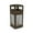 Brown, variant on DCI Marketing 732996299 42 gal Waste Container with Dome Lid & Stainless Steel Panels Cattails, Brown