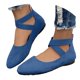 thumbnail image 3 of WILLBEST Sandalias De Piso Para Mujer Zapatos Casuales De Mujer Para Uso Diario Diseño Cómodo De Punta Cerrada Estilo Fácil De Poner Calzado Plano Versátil Para Vestidos Y Todas Las Estaciones, 3 of 6