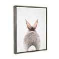 thumbnail image 3 of Stupell Industries Rabbit Tail on White Animals & Insects Painting Gray Floater Framed Art Print Wall Art, 25 x 31, 3 of 9