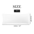 thumbnail image 7 of REGALWOVEN Brushed Microfiber Body Pillowcases Set of 2, Soft Breathable with Embroidery, Pillow Case Covers with Envelop Closure White King, 7 of 7