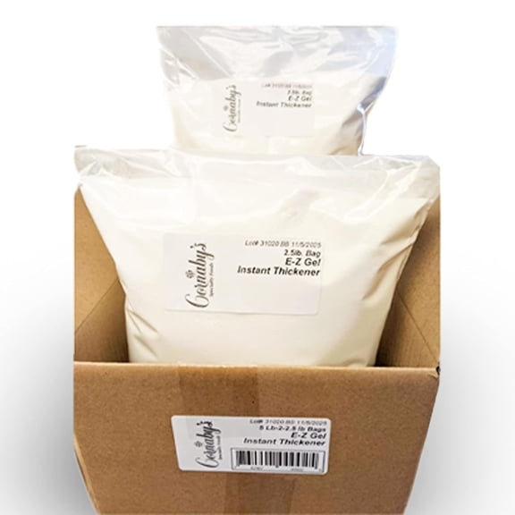Cornaby’s - E-Z Gel Instant Thickener (5 LB) | Gluten-Free, Non-GMO | No-Cook Food Starch for Sauces, Gravies, Beverages & Desserts