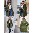 thumbnail image 5 of Zeagoo Women's Rain Jacket Plus Size Long Raincoat Lightweight Hooded Windbreaker Waterproof Jackets with Pockets, 5 of 7