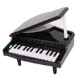 thumbnail image 4 of Piano de juguete electrónico para niños, Piano educativo negro, juguetes musicales multifuncionales para aprendizaje, 4 of 14