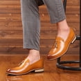 thumbnail image 5 of BOBOGOJP Mens Shoes Slip Resistant Work Dress Loafer Shoe (Yellow,11), 5 of 5