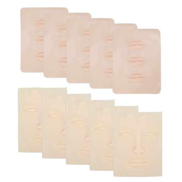 Tattoo Practice Faces Silicone Tattoo Lips 3D Microblading Cosmetic Makeup Training Fake Skins