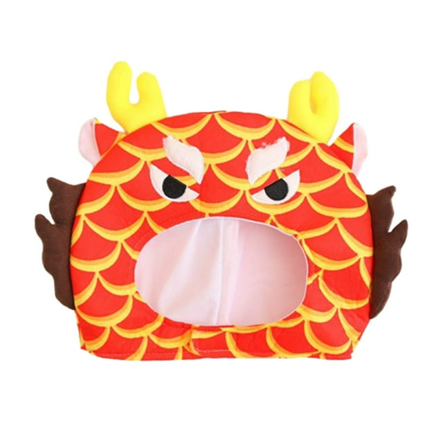 Gorro de felpa de dibujos animados Strade Fareast Limited dragón 39 cm x 32 cm