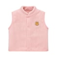 thumbnail image 1 of Gibobby Chamarra de invierno para niños y niñasNiños pequeños, niñas, sin mangas, prendas de vestir cálidas de invierno, chaleco, chaqueta, abrigo, prend(Rosa, 12-18 Meses), 1 of 4