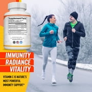 Toplux Liposomal Vitamin C 2100mg - Immune Support Supplement High Absorption Fat Soluble Vit C 60 Count 2 Pack