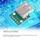 thumbnail image 5 of Usb Tipo A A Placa Adaptadora Dip 4 Pines Usb-A Hembra A Placa Convertidora Dip Para Placa De Circuito Fuente De Alimentación Diy,(Conjunto De 10 Uds) Moyic TO001748-00, 5 of 7