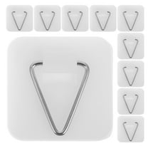 Zehuanyu 30pcs Wall Hanger Plates Holders Display Plate Wall Hangers Adhesive Hooks Small Plate Hangers Wall Plate Holders Vertical Small Plate Hangers