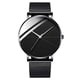 thumbnail image 4 of Reloj de cuarzo para hombre, sencillo, informal, de moda, con correa de malla de aleación, para estudiantes, 4 of 4