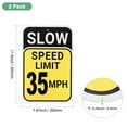 thumbnail image 3 of Uxcell 2-Pack Speed Limit 35 MPH Sign 12" x 8" Aluminum Weather Resistant Traffic Sign, 3 of 7