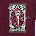 thumbnail image 3 of The Nightmare Before Christmas - Scary And Bright - Men's Short Sleeve Graphic T-Shirt, 3 of 5