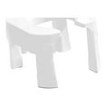 thumbnail image 1 of Bathroom Stool Heavy Duty Toilet Step Stool Nonslip Compact Potty Stool Bathroom white, 1 of 8