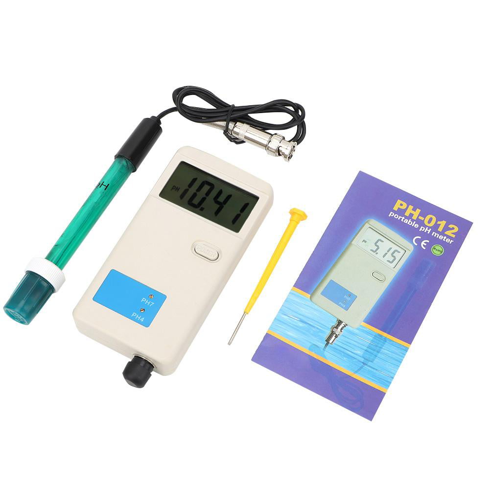 012 Portable PH Meter Acidity Meter PH Tester Temperature Automatic Compensation 11oz 