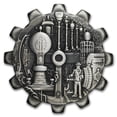 thumbnail image 3 of 2018 Tuvalu Silver 2-Coin Gear-Shaped Set, 3 of 4