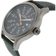 Timex Mens Expedition Scout 40 Black Leather Strap Watch