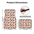 thumbnail image 5 of Zufioo Sushi Roll Print Car Floor Mats Four-piece Set, Car Interior Accessories - Corrosion-resistant, Non-Slip, Suitable for Cars, Trucks, Vans, 5 of 7