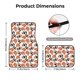 thumbnail image 5 of Balery Sushi Roll Juego de 4 Alfombrillas para Auto, Revestimientos de Caucho Resistente, Diseño Antideslizante, 5 of 7