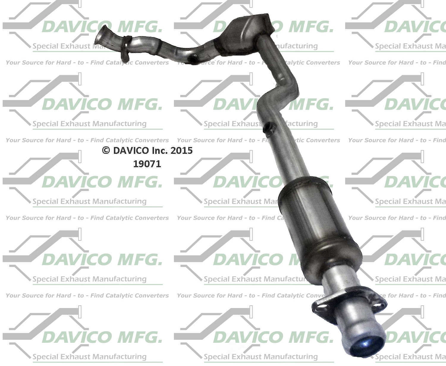 Davico Mfg 19071 Direct-Fit Catalytic Converter
