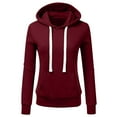 thumbnail image 1 of Penkiiy Sweat à Capuche pour Femmes Mode Décontractée Patchwork Pull Vin Y2K, 1 of 3