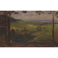 thumbnail image 2 of August Croissant 14x11 Gold Ornate Wood Frame and Double Matted Museum Art Print Titled - Deidesheim (1919), 2 of 4