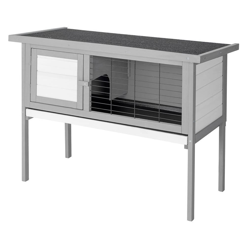 Kadyn Chicken Coop,Wooden Rabbit Hutch, Pet Cage Shelter Hen House with Waterproof Roof, Run for Rabbit, Chicken and Other Small Animals Outdoor Backyard Garden (36inch,Single Layer,Gray ) Kadyn Chicken Coop,Wooden Rabbit Hutch, Pet Cage Shelter Hen House with Waterproof Roof, Run for Rabbit, Chicken and Other Small Animals Outdoor Backyard Garden (36inch,Single Layer,Gray )