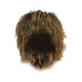 thumbnail image 4 of Afro rizado para mujeres negras, cabello africano rizado ondulado resistente al calor para mujeres negras Dorado, 4 of 8