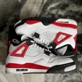 thumbnail image 1 of Size 9.5 - Jo r-dan 4 Retro Mid Red Cement, 1 of 6