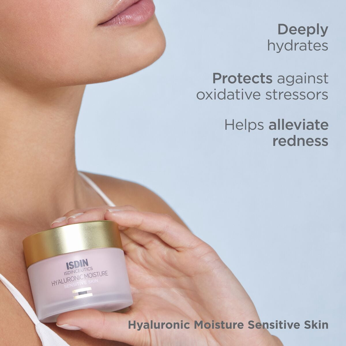 ISDIN Isdinceutics Hyaluronic Moisture Sensitive Skin Eco-Refill, 1.76 Oz (50g)