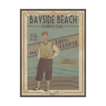 Trademark Fine Art 'Retro Golf II' Canvas Art by June Erica Vess