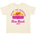thumbnail image 3 of Inktastic Summer Enjoy the Sunshine Vero Beach Florida in Pink Boys or Girls Toddler T-Shirt, 3 of 5