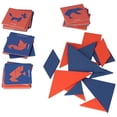 thumbnail image 3 of Pocket Tangram, Kids Tangrams Bright Colors Drill Imagination Ability Small Light  For Home For School Pocket Tangram, 3 of 8