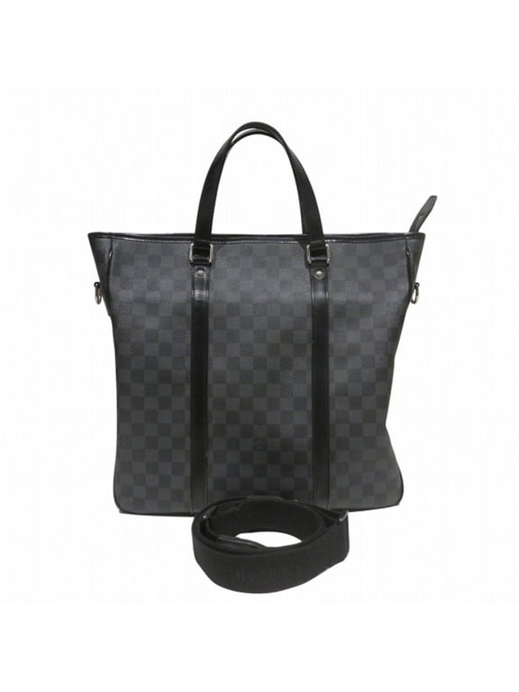Pre-Owned Louis Vuitton Damier Graphite Tadao PM N41259 2-Way Handbag Tote Bag Shoulder for Men