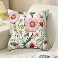 thumbnail image 4 of Linen Pillowcase with Printed Pattern, Soft Imitation Embroidery Cushion Cover for Sofa Decor and Multi-Use Home Accent, 4 of 6