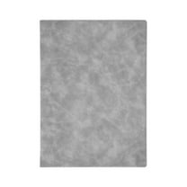 Wadada Padfolio Portfolio Folder, Faux Leather Interview Resume Folder with Document Organizer & Business Card Holder, Letter-sized Notepad Legal Pad Holder for Men Women (Gray)