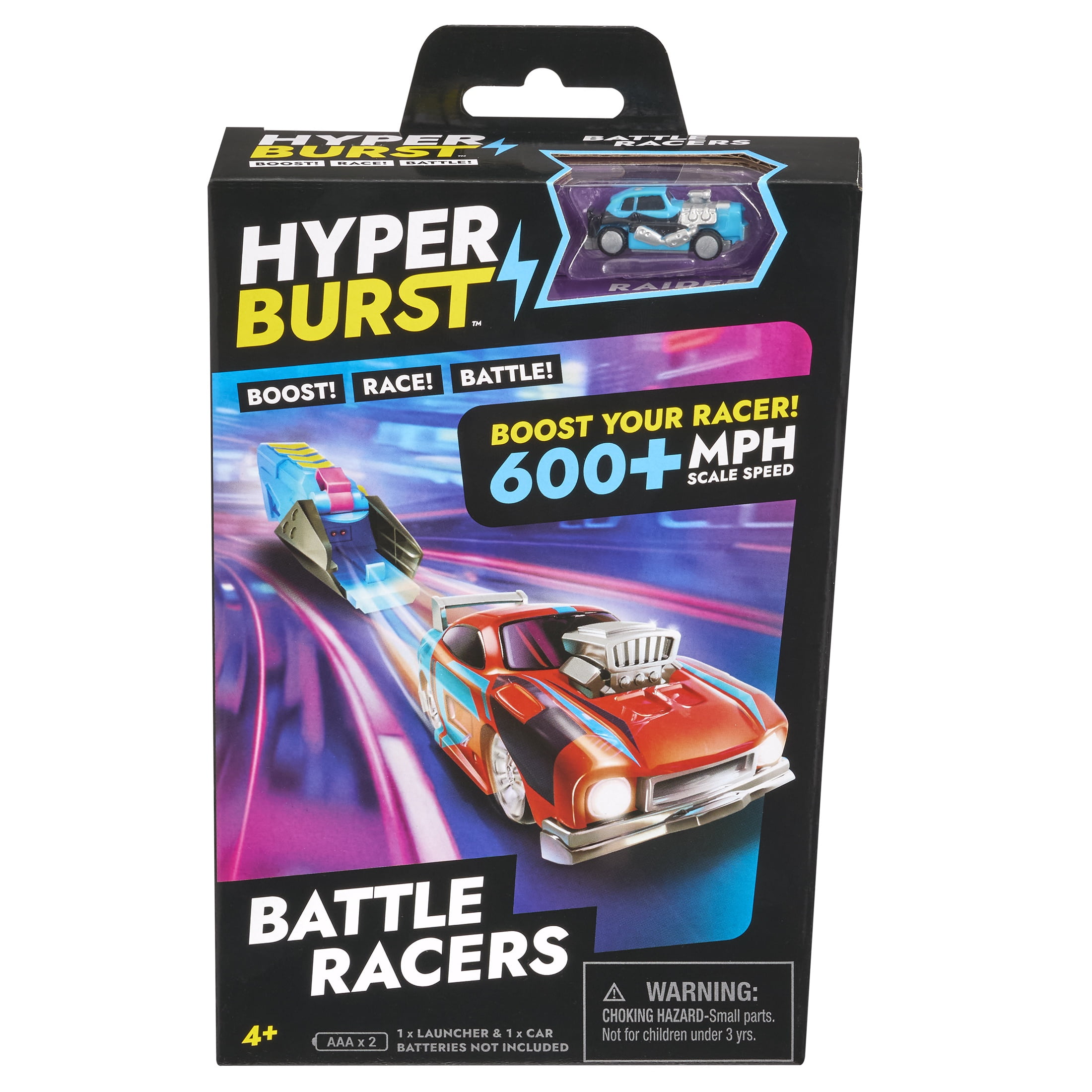 Hyper Burst - Battle Racers Blue Raider Car & Launcher