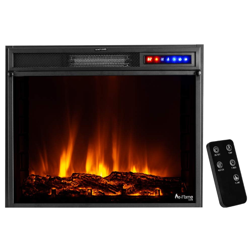 e-Flame USA Breckenridge 25" x 20" Insert LED Electric ...
