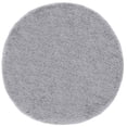 thumbnail image 2 of Safavieh Luxe Paxton Solid Shag Area Rug, Gray, 4' x 4' Round, 2 of 12