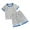 Blue, variant on TOOYOU Toddler Boys Outfits Kids Sleepwear Short Sleeve Shirt And Shorts Soft Summer Pajamas Set 2Pcs Cotton Boys Lounge Sets Size 18-24 Months ,Blue